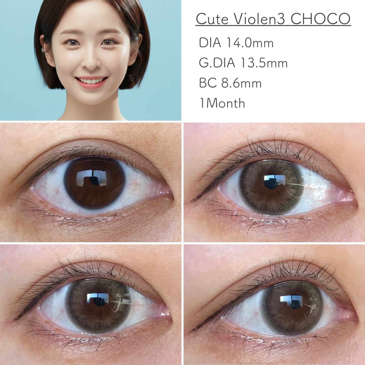 Cute Violen3 CHOCO 1 Month